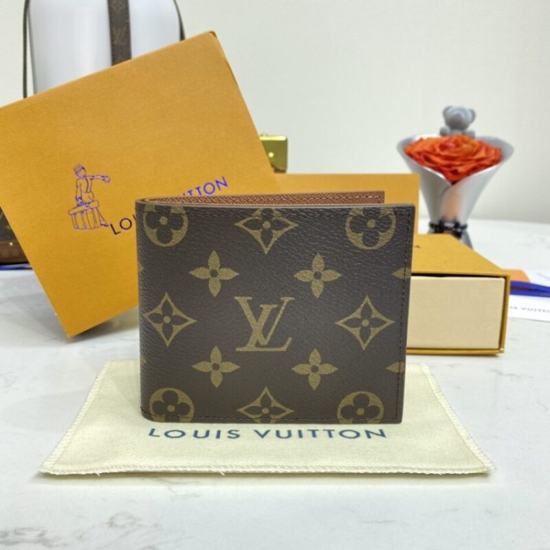 Replica Louis Vuitton Marco Wallet Brown - Best Fake Designer Bags