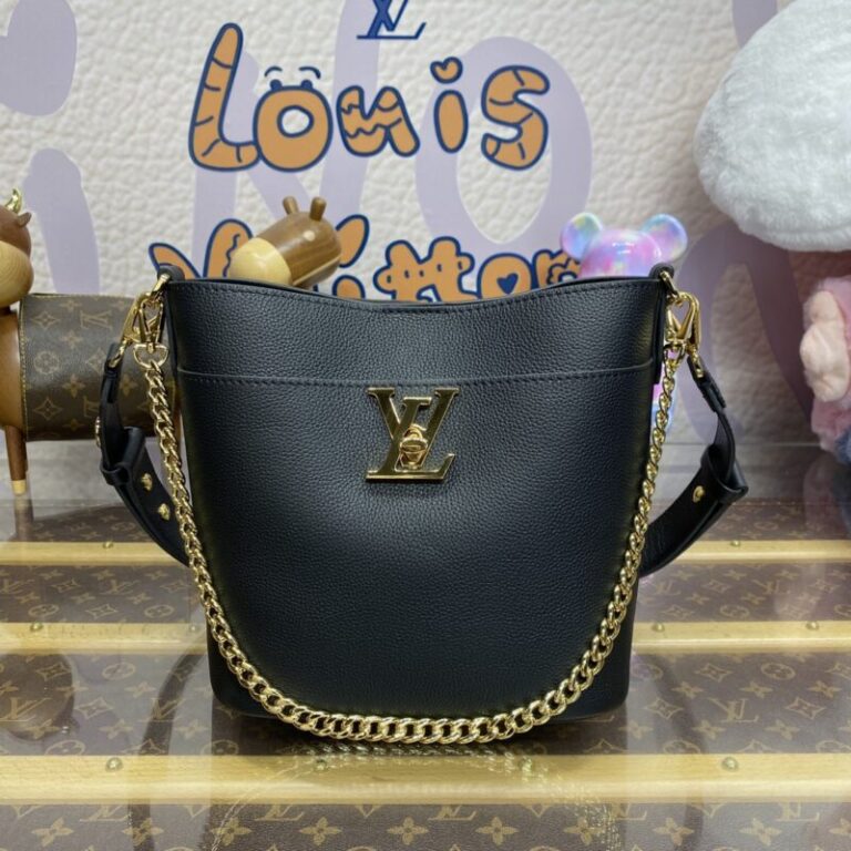 Replica Louis Vuitton Lock and Walk Black - Best Fake Designer Bags
