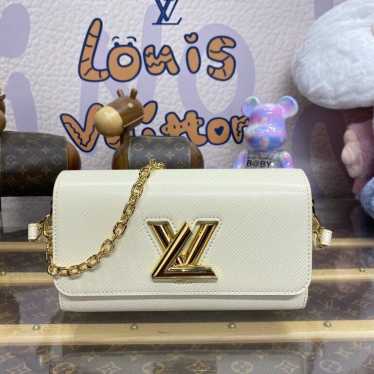 Replica Louis Vuitton Twist West Pochette White - Best Fake Designer Bags