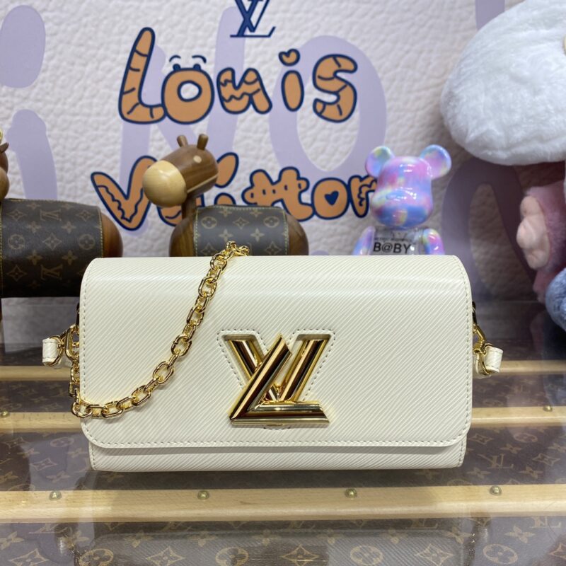 Replica Louis Vuitton Twist West Pochette White - Best Fake Designer Bags