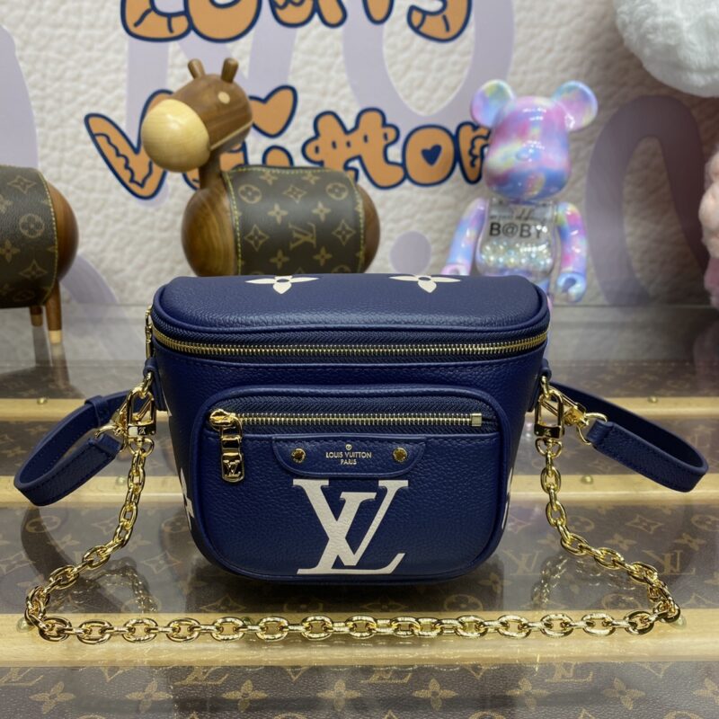 Replica Louis Vuitton Bumbag Mini Blue - Best Fake Designer Bags