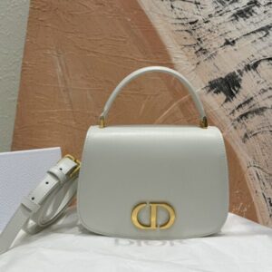Replica Dior 30  Montaigne Avenue Top Handle White - Best Fake Designer Bags