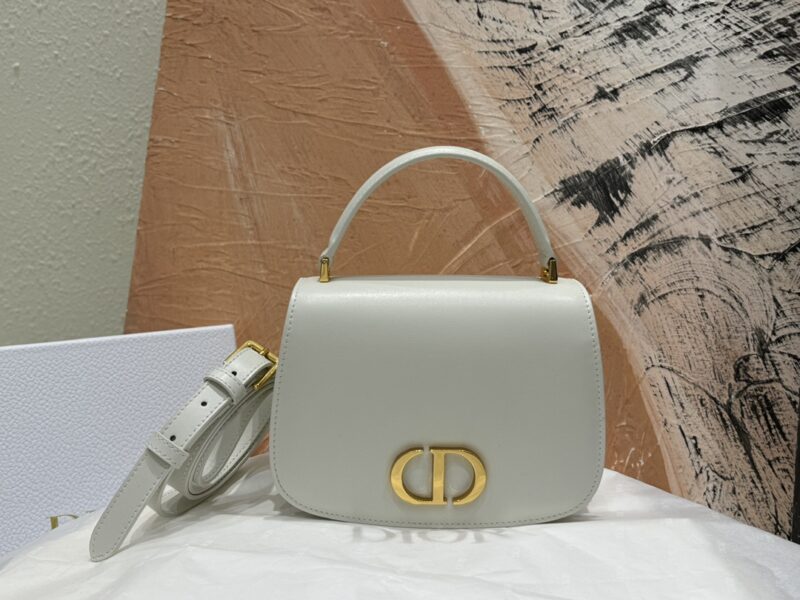Replica Dior 30  Montaigne Avenue Top Handle White - Best Fake Designer Bags