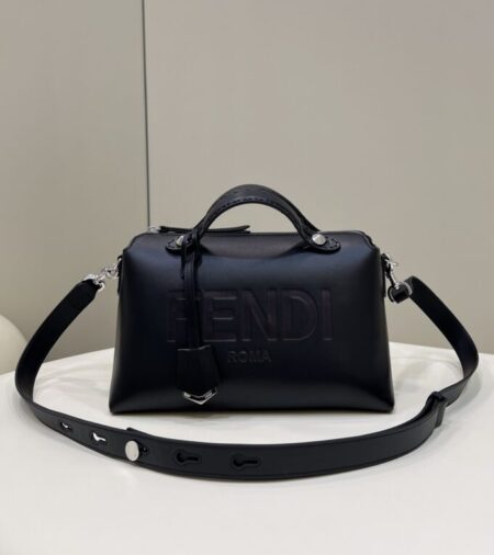 Replica Fendi By The Way Boston Black - Best Fake Designer Bags