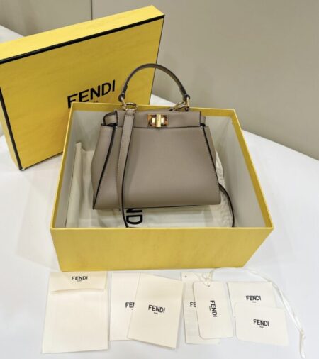 Replica Fendi Peekaboo  Beige - Best Fake Designer Bags