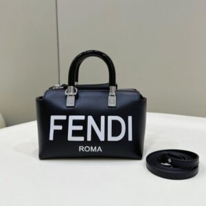 Replica Fendi  Boston  Black - Best Fake Designer Bags