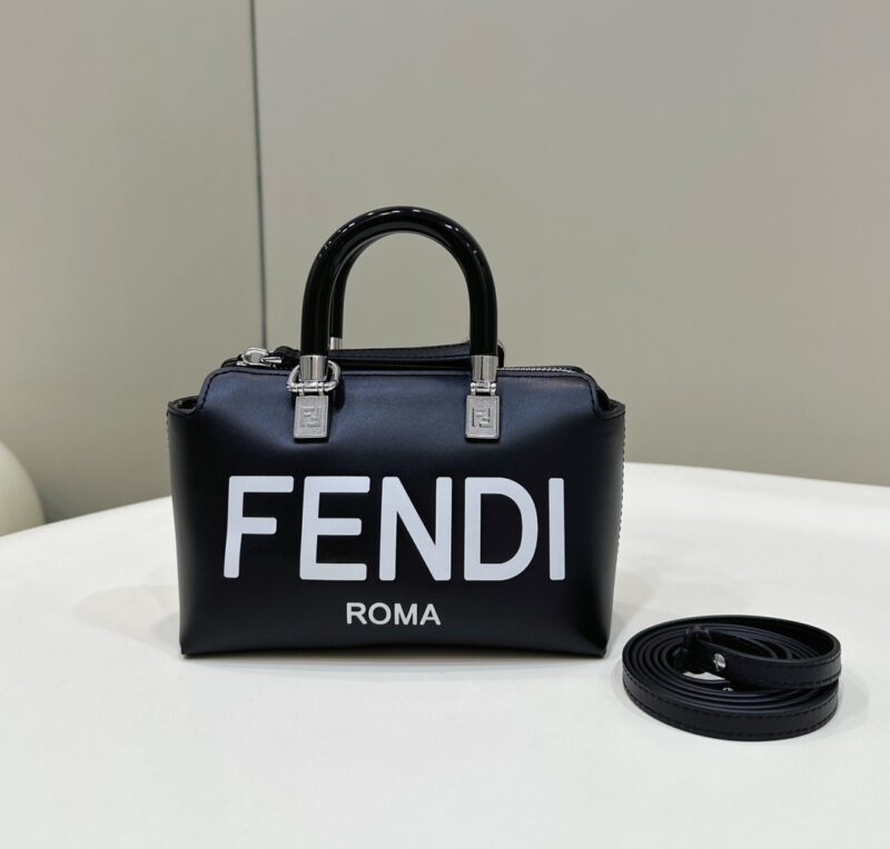 Replica Fendi  Boston  Black - Best Fake Designer Bags