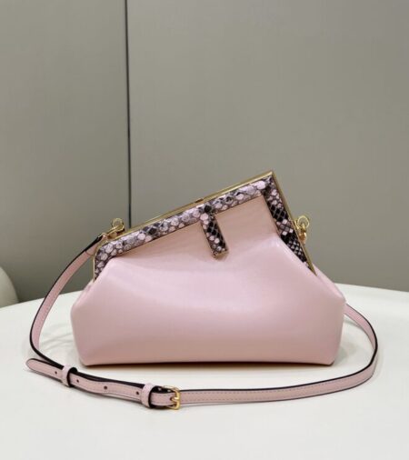Replica Fendi  First Pink Python - Best Fake Designer Bags