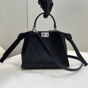 Replica Fendi Peekaboo  Small Black - Best Fake Designer Bags