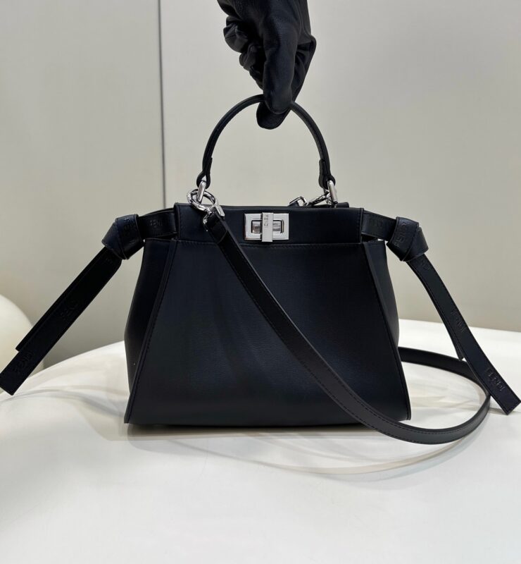 Replica Fendi Peekaboo  Small Black - Best Fake Designer Bags