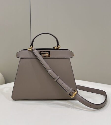 Replica Fendi Peekaboo Medium Beige - Best Fake Designer Bags