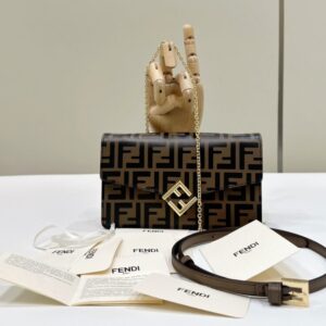 Replica Fendi Baguette Wallet on Chain - Best Fake Designer Bags
