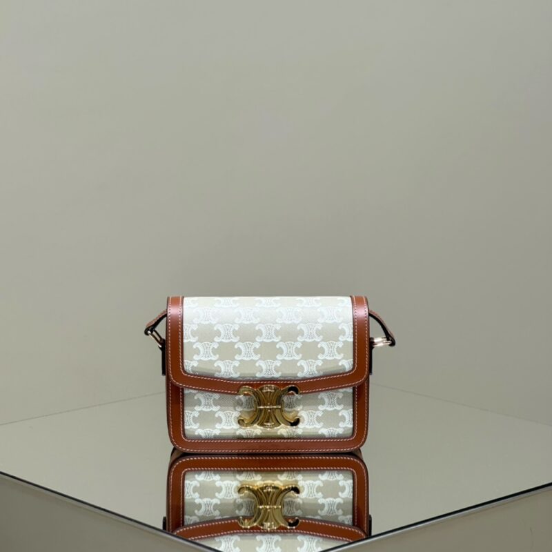 Replica Celine Triomphe Mini White - Best Fake Designer Bags