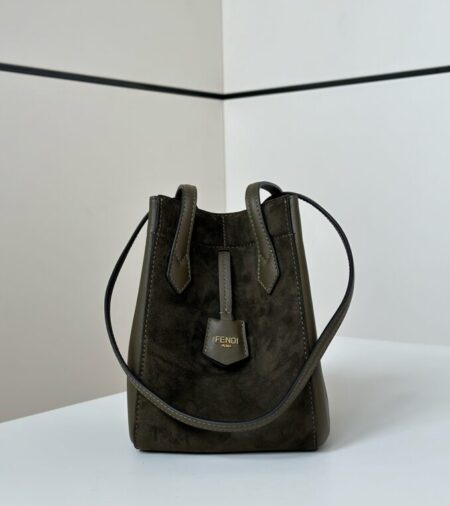 Replica Fendi  Origami Small Dark Green - Best Fake Designer Bags