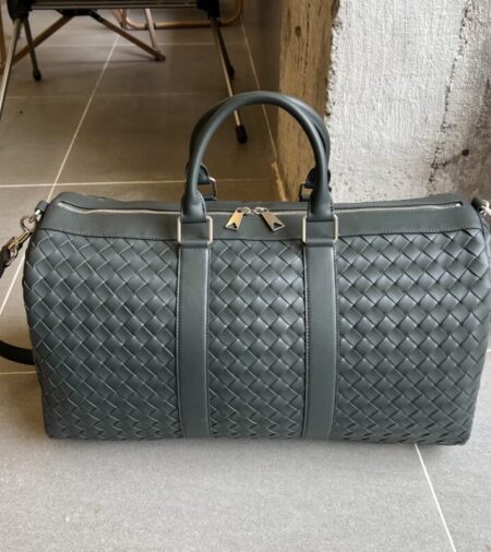 Replica Bottega Veneta Travel Bag Grey - Best Fake Designer Bags