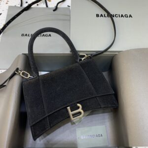 Replica Balenciaga Hourglass  Shine Black - Best Fake Designer Bags