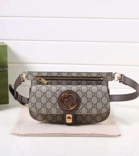 Replica GUCCI GG SUPREME BLONDIE WAIST BAG - Best Fake Designer Bags