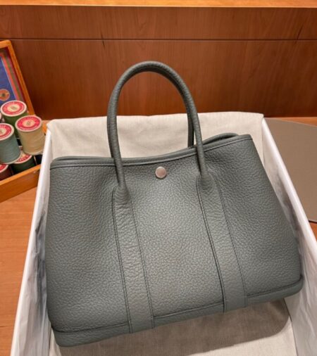 Replica Hermes Garden Party 30cm Vert Amande - Best Fake Designer Bags