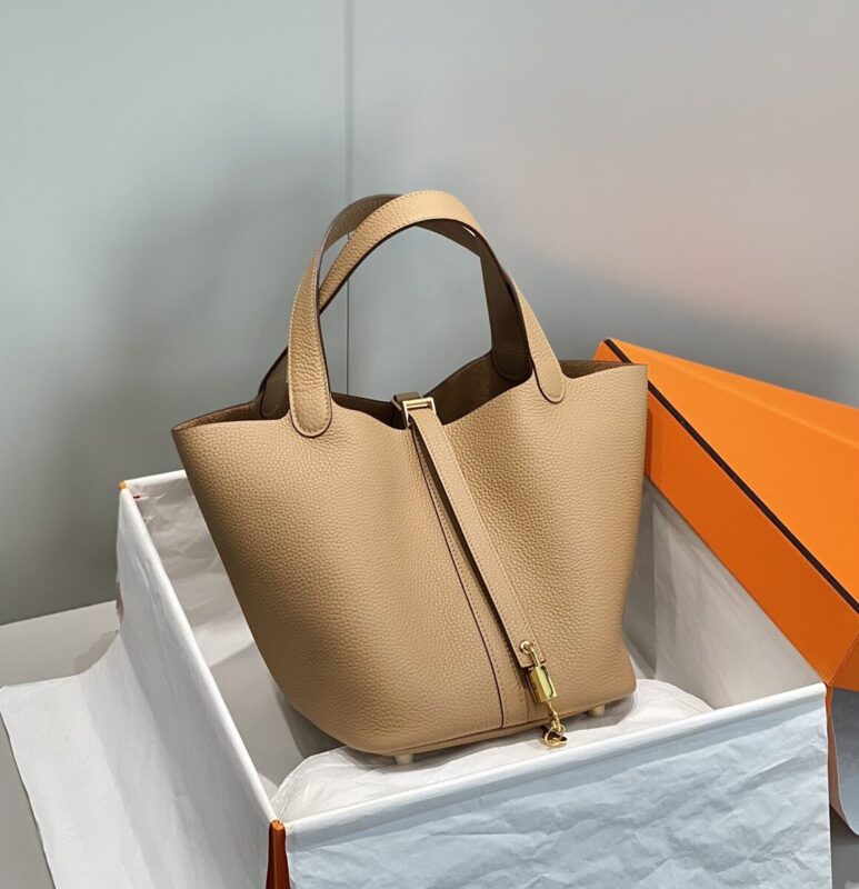 Replica Hermes Picotin Lock Milk Tea - Best Fake Designer Bags