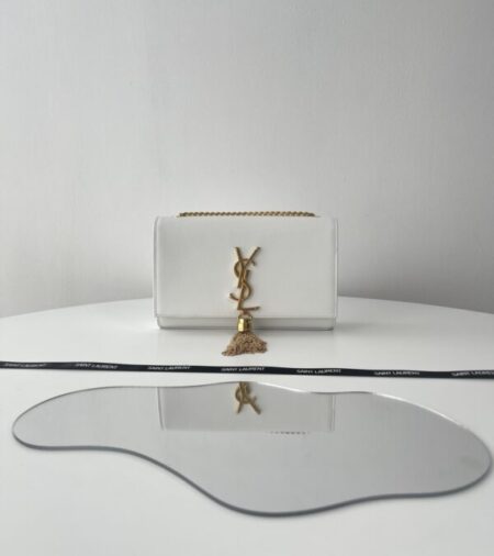 Replica YSL Kate Tassel White - Best Fake Designer Bags
