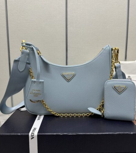 Replica Prada  Re-Edition 2005 Blue - Best Fake Designer Bags