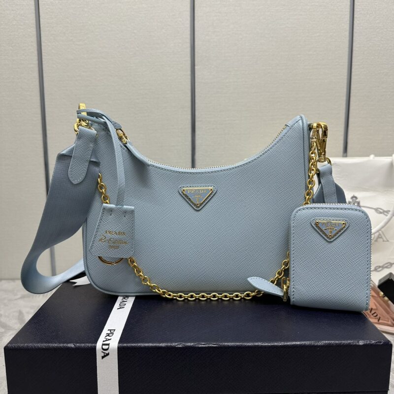 Replica Prada  Re-Edition 2005 Blue - Best Fake Designer Bags