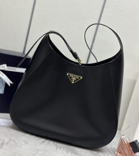 Replica Prada  Cleo Large Black Bag - Best Fake Designer Bags