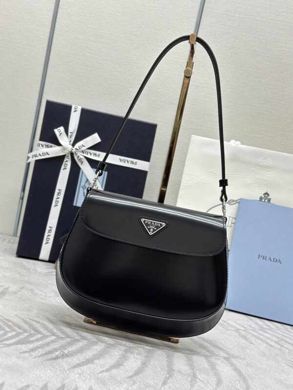 Replica Prada  Cleo Small Black Flap - Best Fake Designer Bags