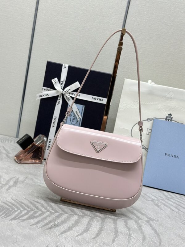 Replica Prada  Cleo Small Pink  Flap - Best Fake Designer Bags