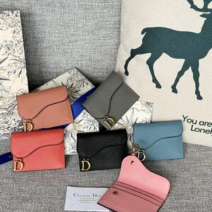 Replica Dior Saddle Flap Card Holder - Best Fake Designer Bags