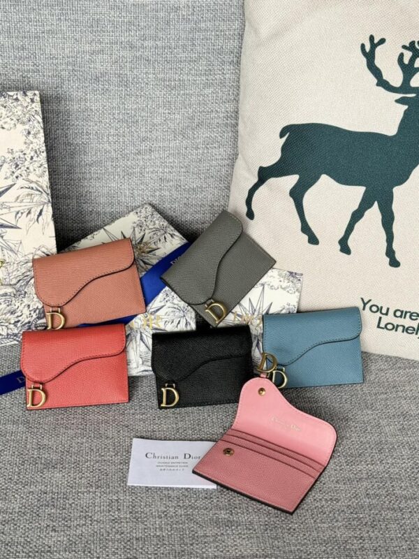 Replica Dior Saddle Flap Card Holder - Best Fake Designer Bags