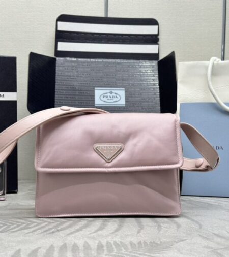 Replica Prada  Re-Nylon Shoulder Bag Pink - Best Fake Designer Bags