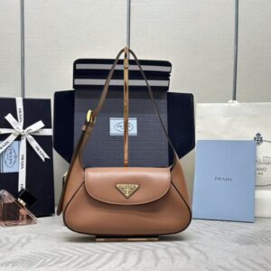 Replica Prada  Small Shoulder Bag Caramel - Best Fake Designer Bags