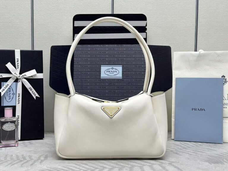 Replica Prada  Medium White Shoulder Bag - Best Fake Designer Bags