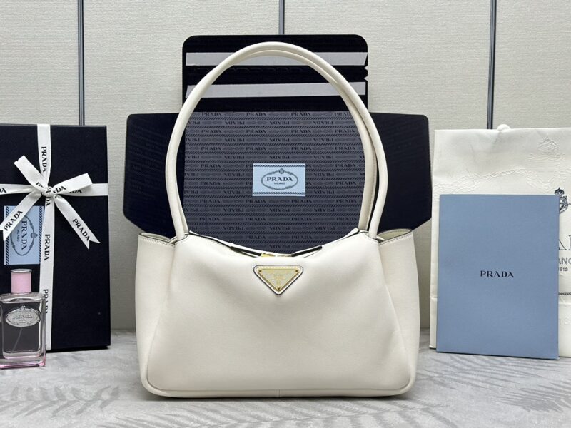 Replica Prada  Medium White Shoulder Bag - Best Fake Designer Bags