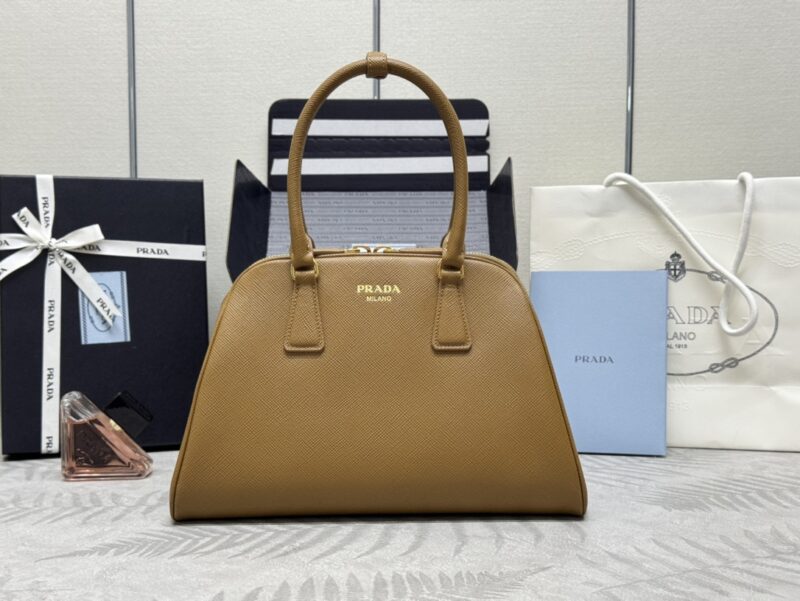 Replica Prada  Large Saffiano Caramel - Best Fake Designer Bags