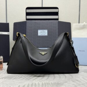 Replica Prada  Prada Aimée Large Black - Best Fake Designer Bags