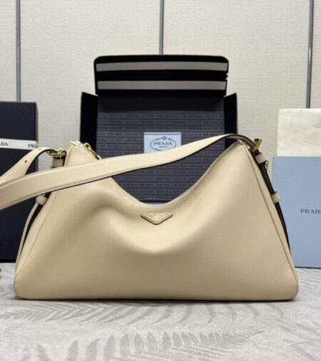 Replica Prada  Prada Aimée Large Milk Tea - Best Fake Designer Bags