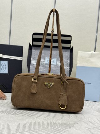 Replica Prada Hobo Suede - Best Fake Designer Bags
