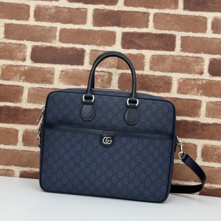 Replica Gucci  Crossbody Briefcase Blue - Best Fake Designer Bags
