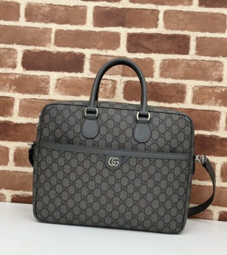 Replica Gucci  Crossbody Briefcase Grey - Best Fake Designer Bags