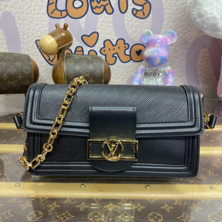 Replica Louis Vuitton Dauphine East West Black - Best Fake Designer Bags
