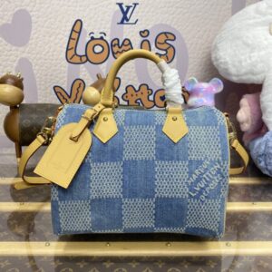 Replica Louis Vuitton Speedy Bandouliere 25 Denim - Best Fake Designer Bags