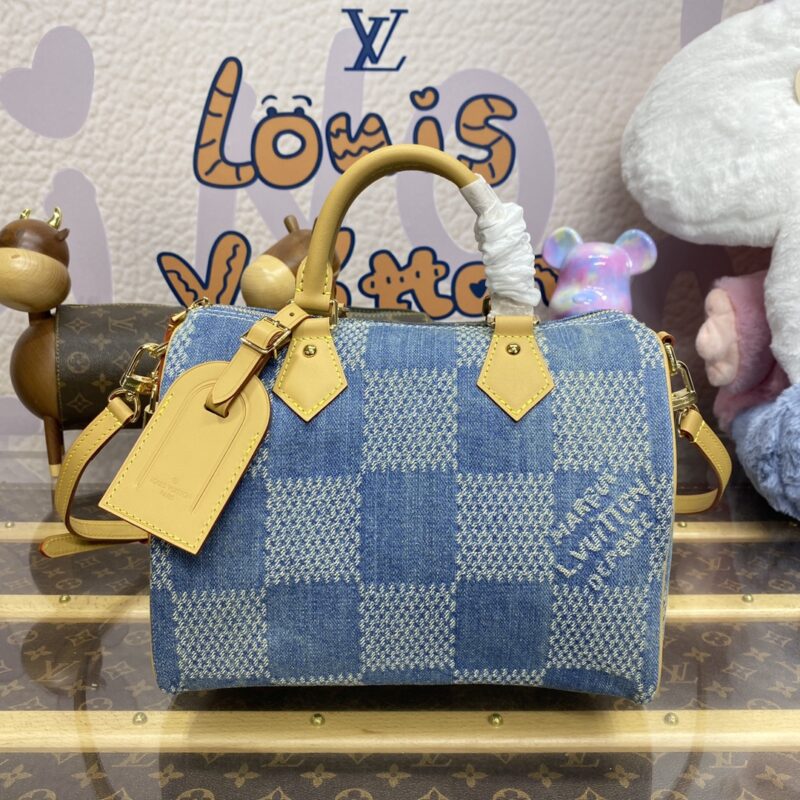 Replica Louis Vuitton Speedy Bandouliere 25 Denim - Best Fake Designer Bags