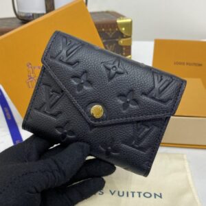 Replica Louis Vuitton Victorine Wallet Black - Best Fake Designer Bags