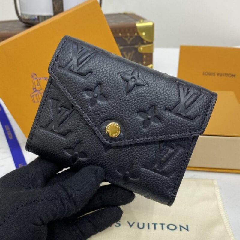 Replica Louis Vuitton Victorine Wallet Black - Best Fake Designer Bags
