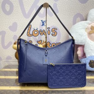 Replica Louis Vuitton Carry All MM Dark Blue - Best Fake Designer Bags