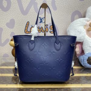 Replica Louis Vuitton Neverfull MM Blue - Best Fake Designer Bags
