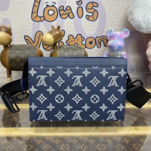 Replica Louis Vuitton Gaston Wearable Wallet Blue - Best Fake Designer Bags