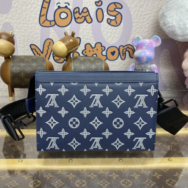 Replica Louis Vuitton Gaston Wearable Wallet Blue - Best Fake Designer Bags